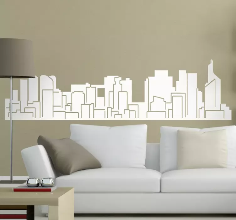 Modern Paris Profile Sticker - TenStickers