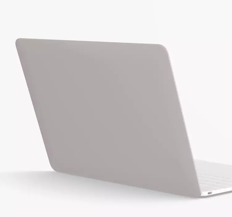 Pastel grey cover sticker for Laptop - TenStickers