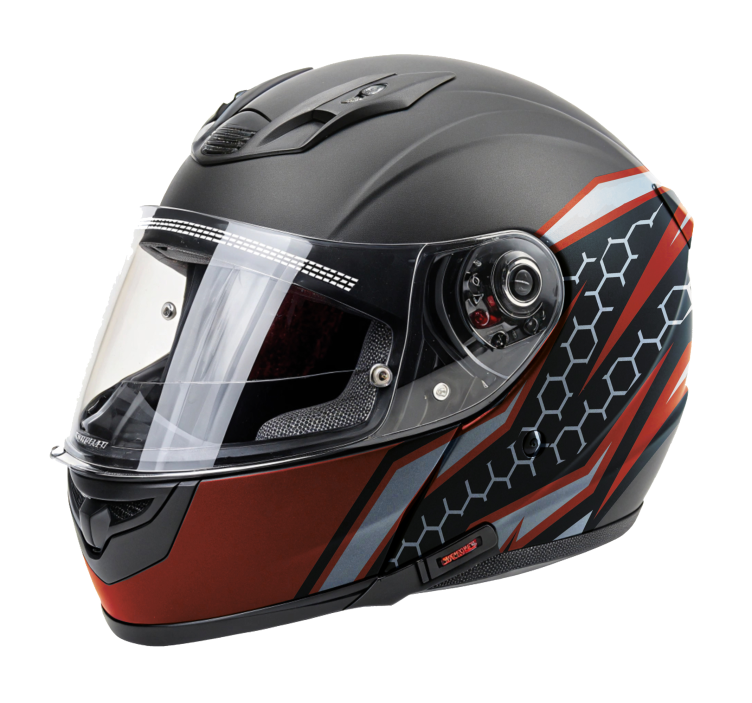 Personalised racing design motorbike sticker - TenStickers