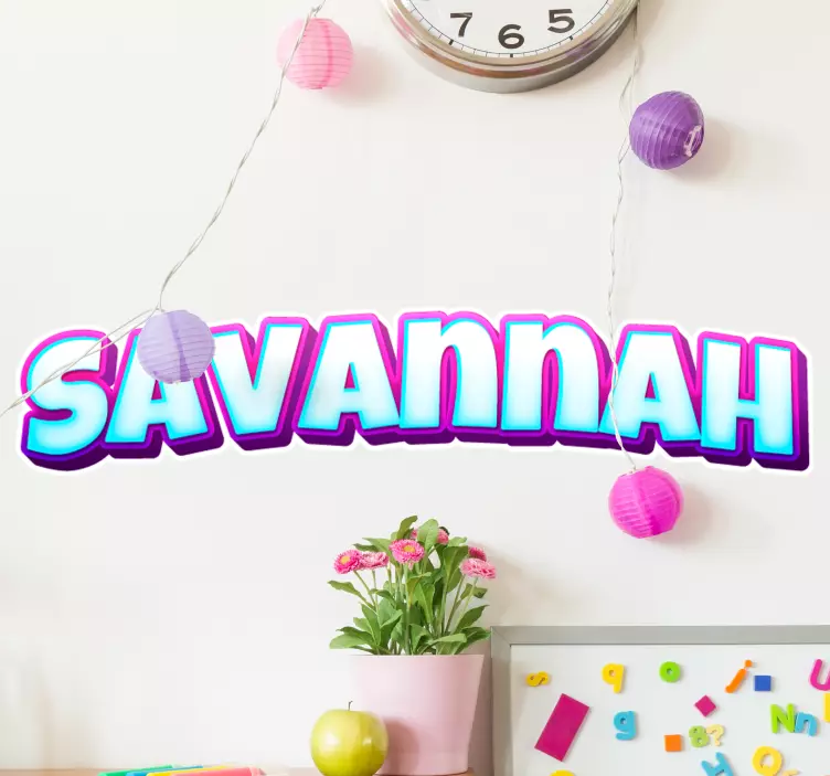 personalized name graffiti lila urban sticker - TenStickers