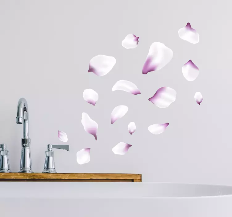 Petals Decorative Wall Sticker - TenStickers