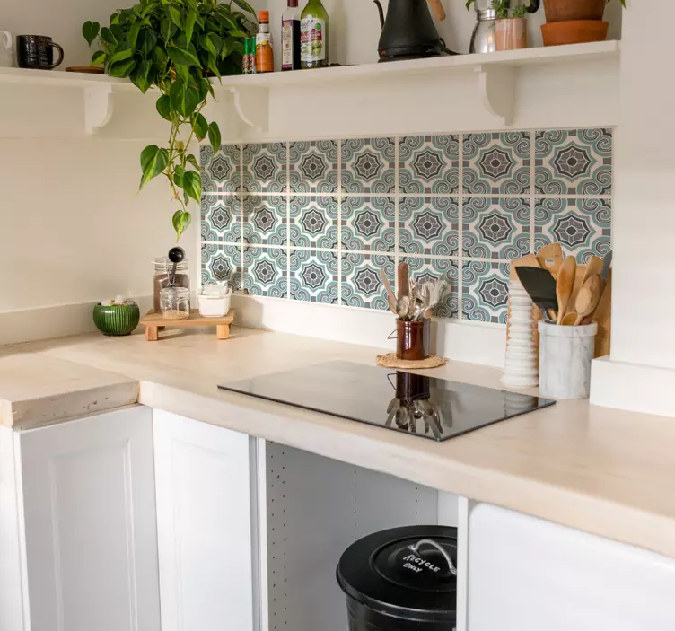 Portuguese style tile sticker - TenStickers