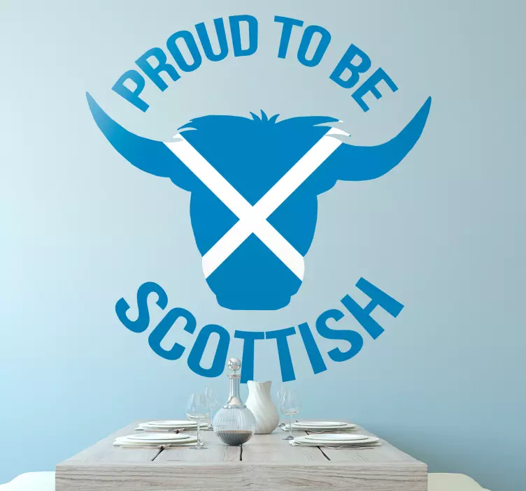 Proud to be Scottish Wall Sticker - TenStickers