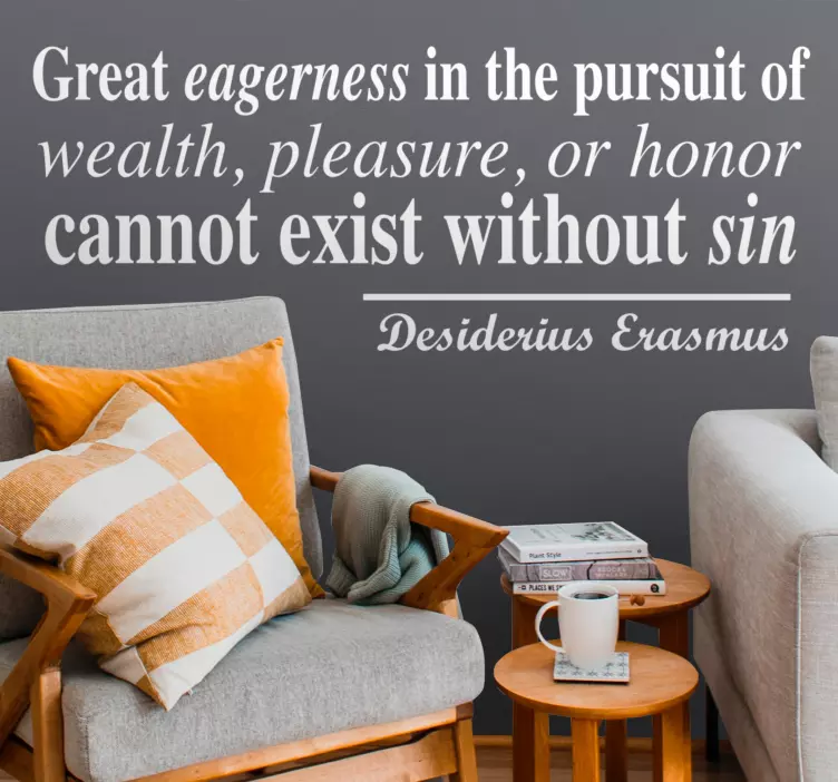 Quote wall sticker inspirational life message - TenStickers