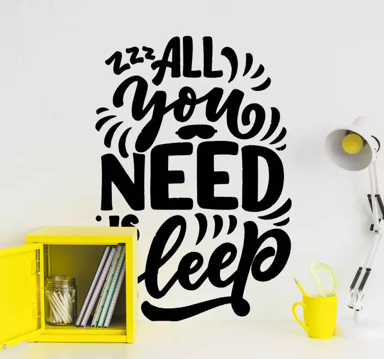 Require Rest Saying quote wall sticker - TenStickers