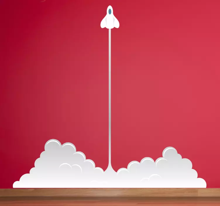 Rocket Launch Kids Sticker - TenStickers