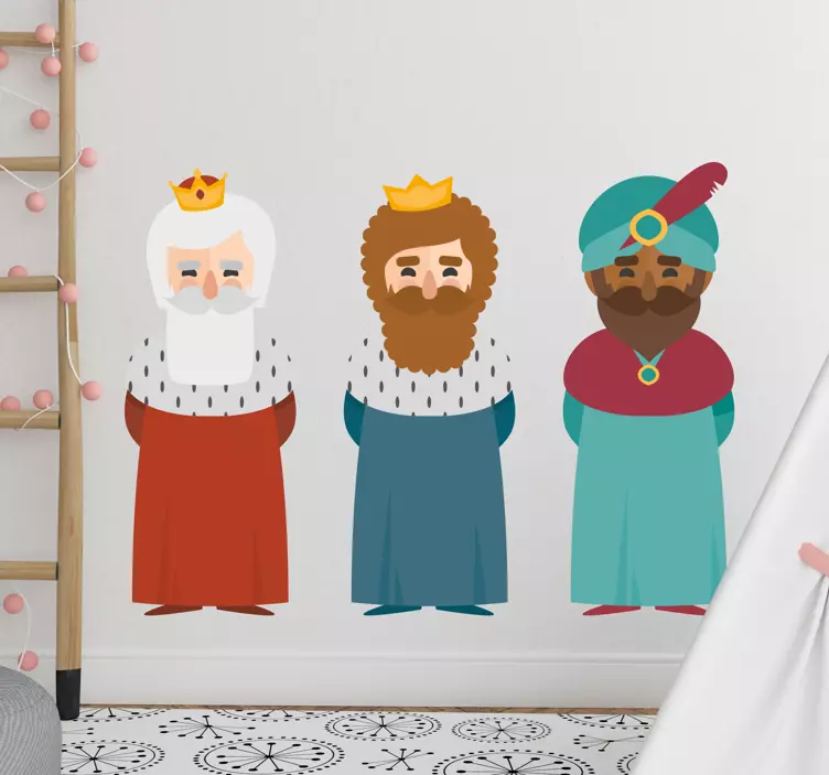 Royal Character Trio wall sticker for kids - TenStickers