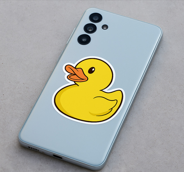 Rubber duck Samsung stickers - TenStickers