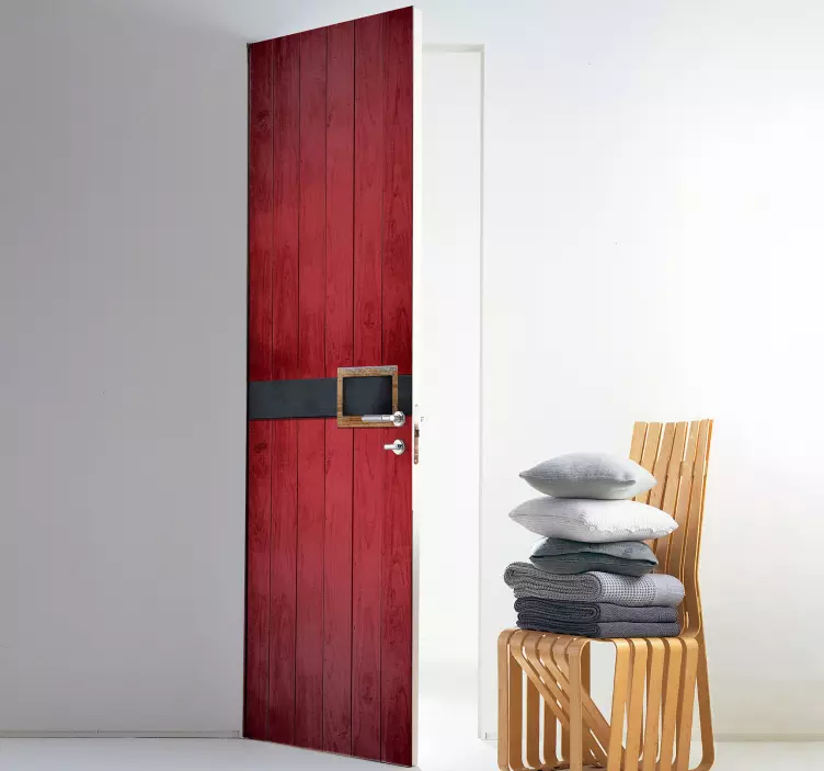 Santa´s Door Christmas Sticker - TenStickers