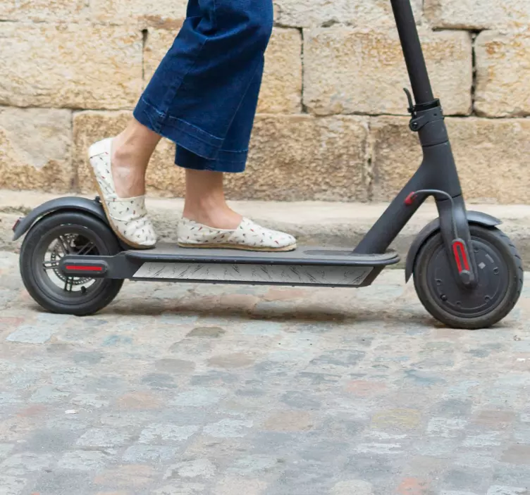 Scooter Marble Texture Sticker - TenStickers