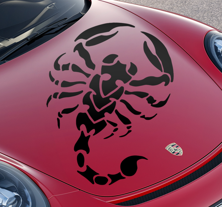 Scorpion car decal design - TenStickers