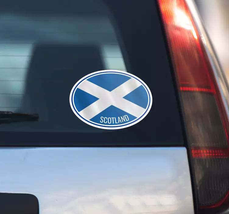 Scotland flag car sticker - TenStickers