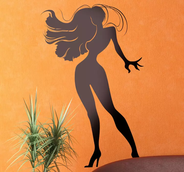 Sexy Lady Wall Sticker - TenStickers
