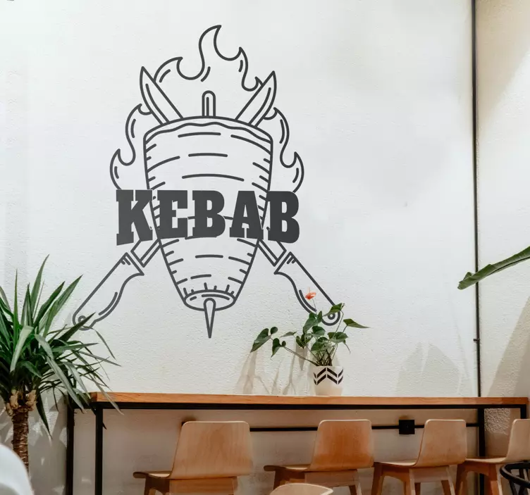 Shawarma food wall sticker - TenStickers