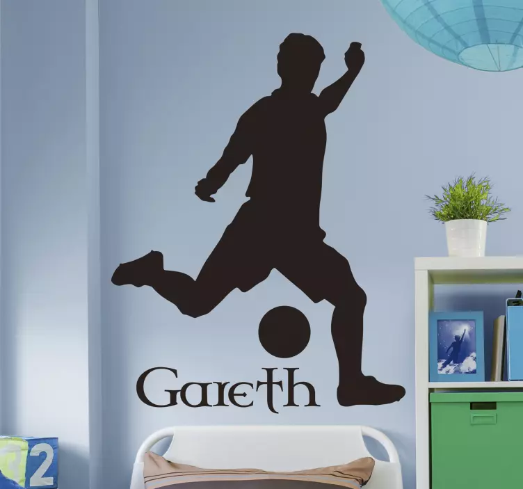 Silhouette Gaelic Football Sticker - TenStickers