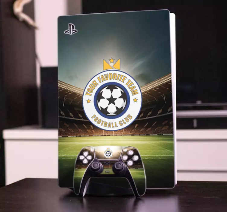 Football Soccer Badge Video Game PS5 sticker - TenStickers