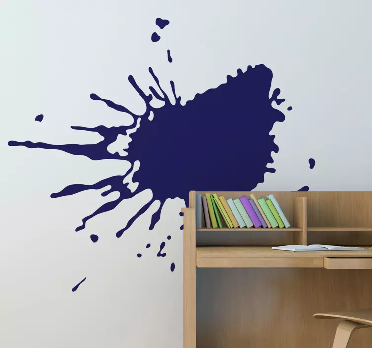 Splash of Paint Decorative Decal - TenStickers
