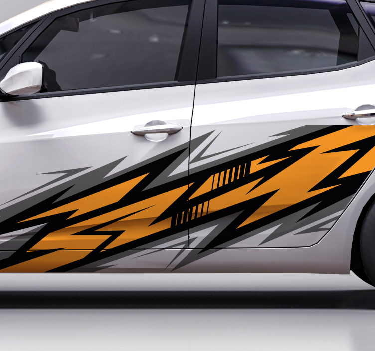 Sport car wrap design car decal - TenStickers
