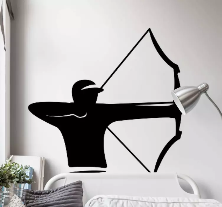 Sport sticker archer silhouette - TenStickers