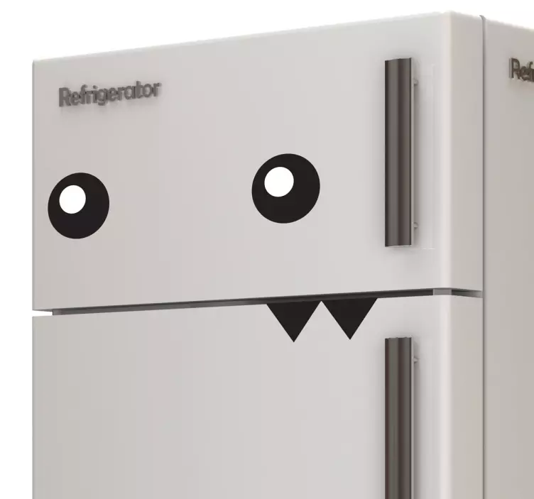 Strange creature sticker refrigerator - TenStickers