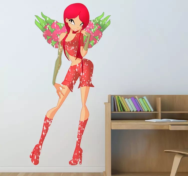 Strawberry Fairy Wall Sticker - TenStickers