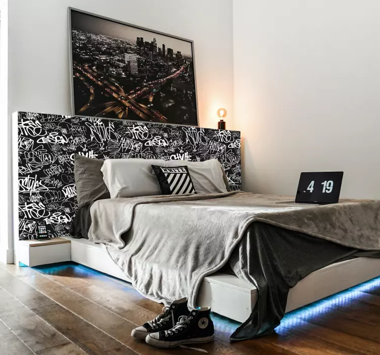 Street Graffiti Pattern  furniture sticker - TenStickers