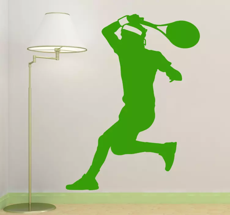 Tennis Player Wall Sticker - TenStickers