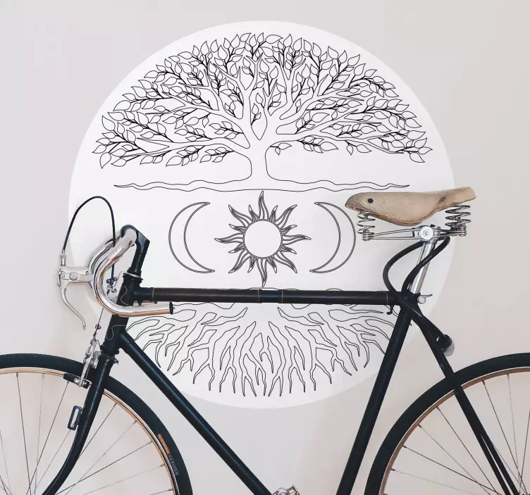 Tree Root System nature wall sticker - TenStickers