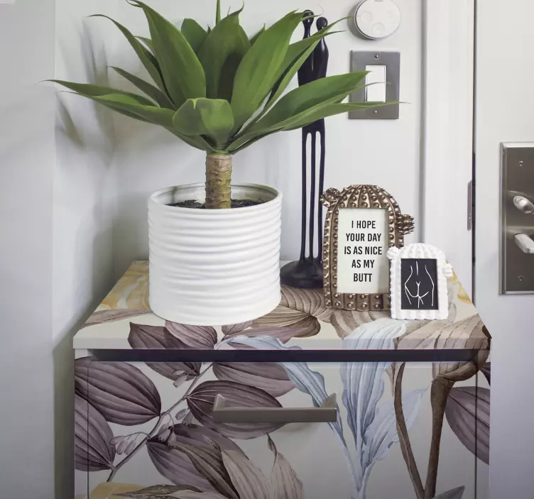 tropical plants XXL furniture sticker - TenStickers