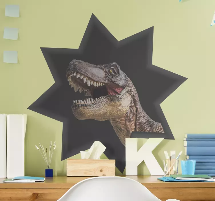 Tyrannosaurus Rex Head wall sticker - TenStickers