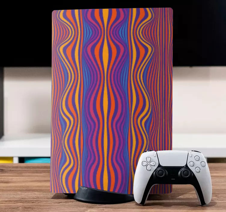 Undulating Style Creation PS5 skin - TenStickers