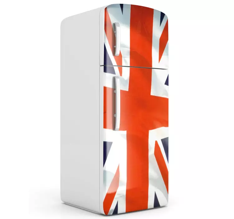 Union Jack fridge  sticker - TenStickers