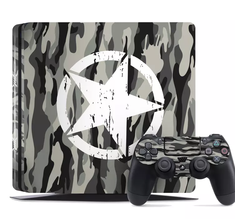 Urban Camouflage PS4 Skin Sticker - TenStickers