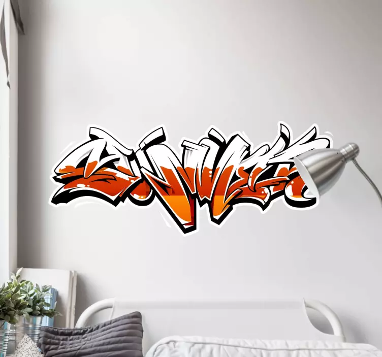 Urban Wild Style graffiti sticker - TenStickers