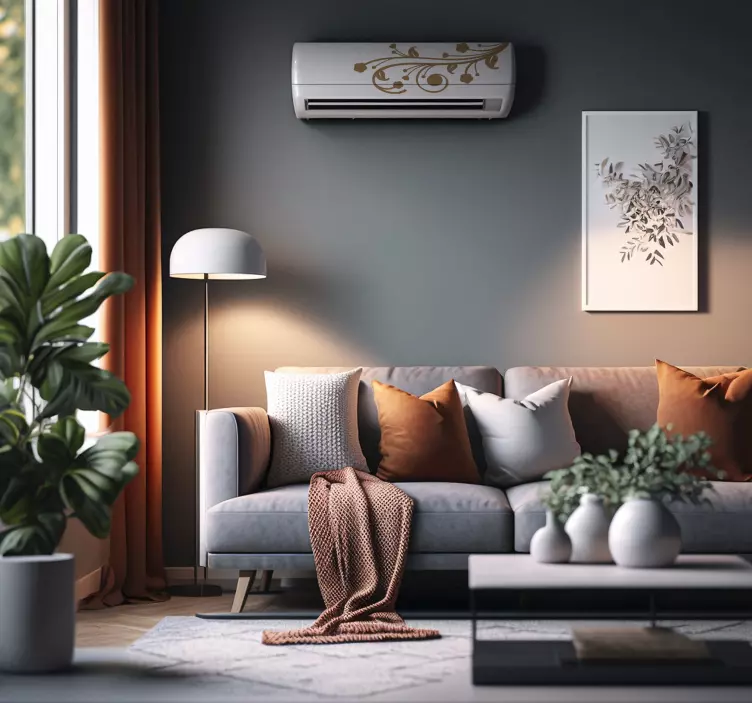 Vintage Air Conditioner Sticker - TenStickers