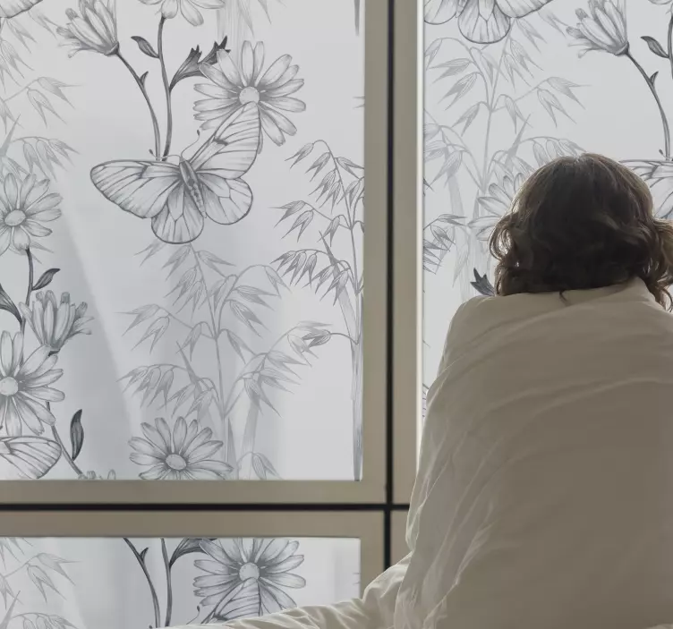 butterfly sticker for window - TenStickers