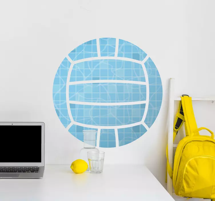 Waterpolo ball wall decor - TenStickers