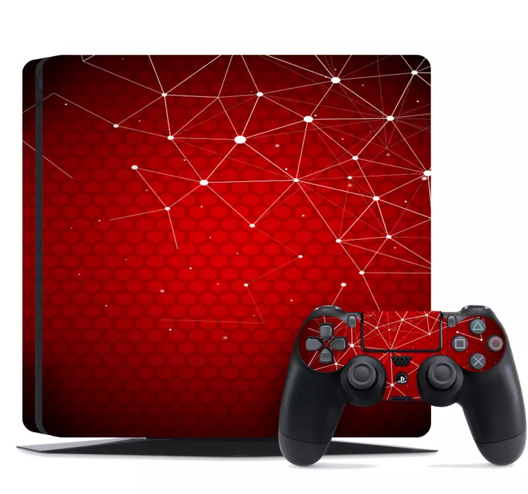 Webslinger geometric ps4 skin - TenStickers