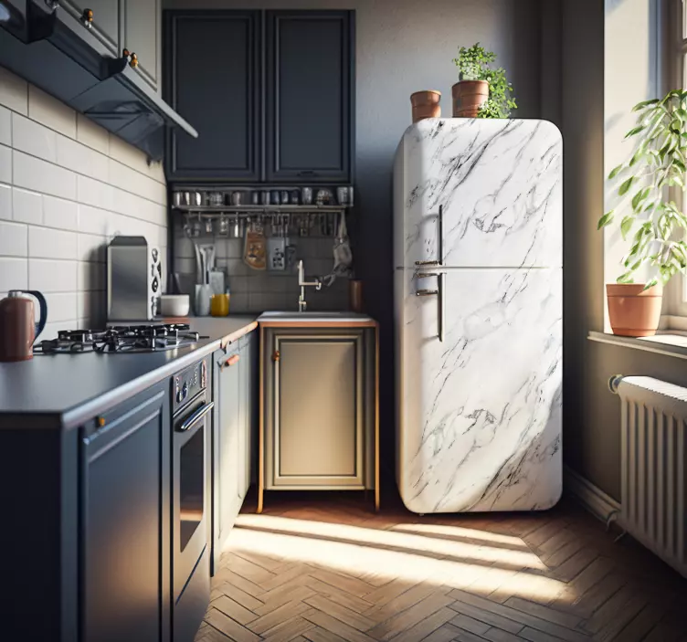 White marble White Marble texture sticker - TenStickers