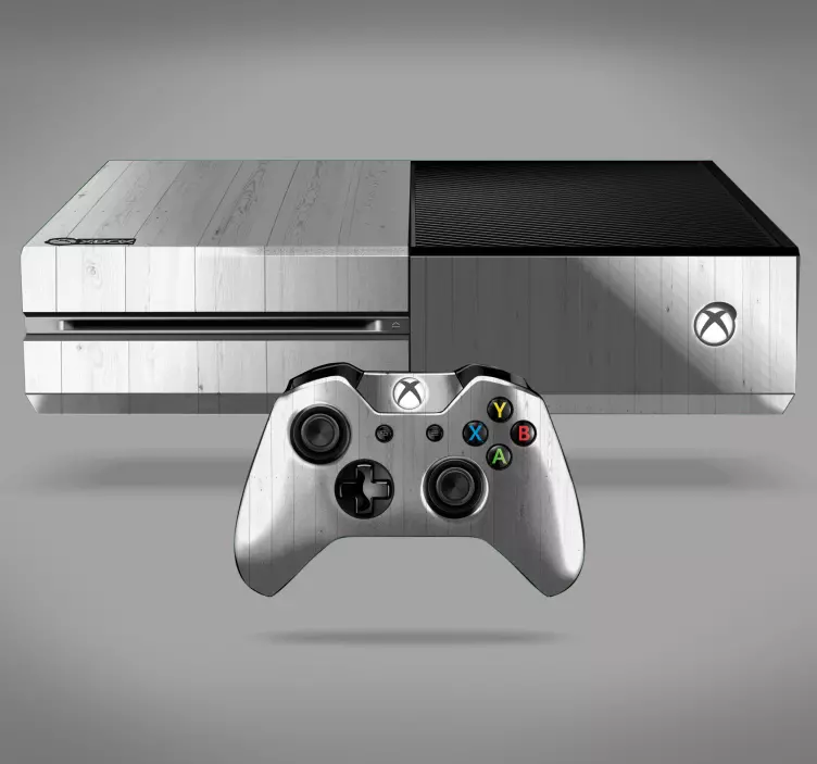 White Wood Texture Xbox skin - TenStickers