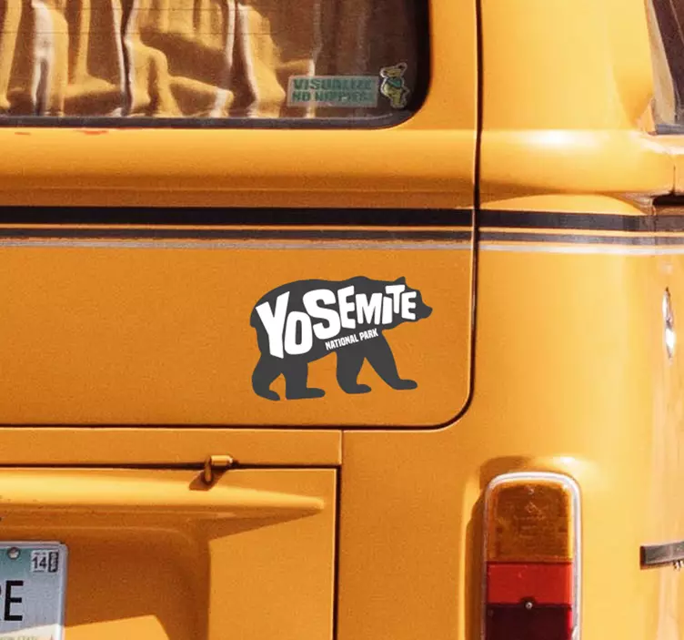 Yosemite park travel stickers - TenStickers