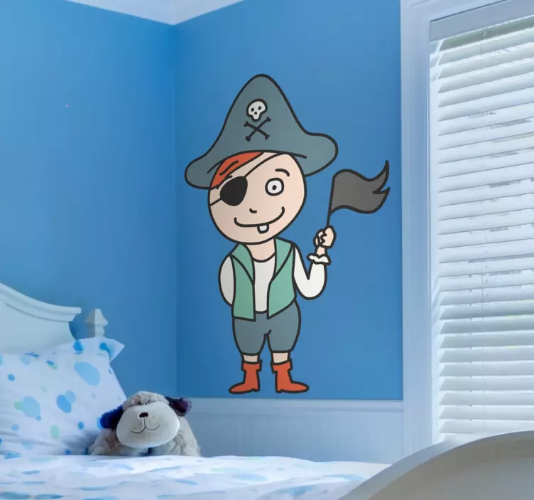 Young Pirate Wall Sticker - TenStickers
