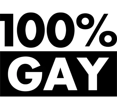 100% Gay - TenStickers