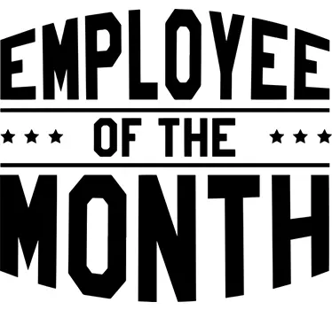 Office wall sticker employee of the month - TenStickers