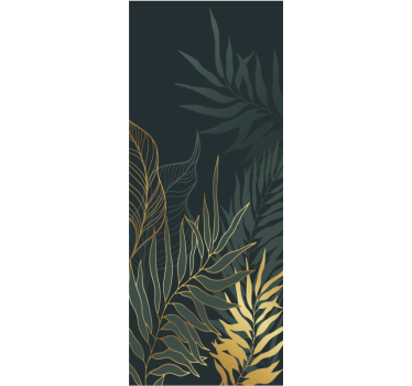 Elegant tropical leaf furniture sticker - TenStickers