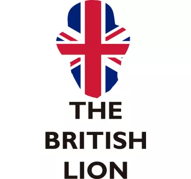 The British Lion Wall Sticker - TenStickers