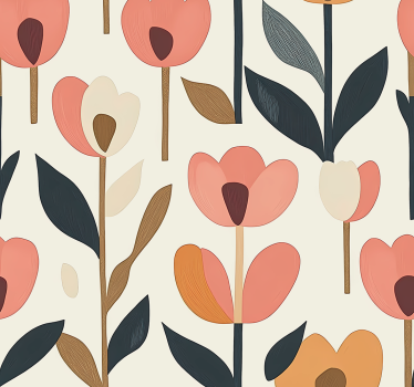 Tulips furniture sticker - TenStickers