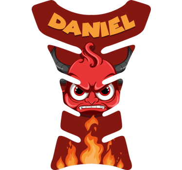 Devil motorbike sticker - TenStickers