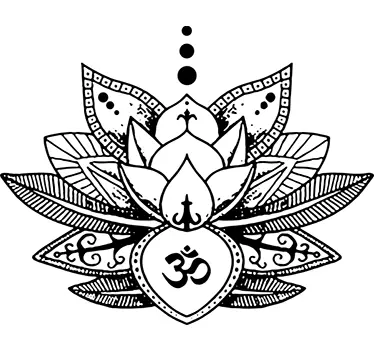 China lotus flower wall decor - TenStickers