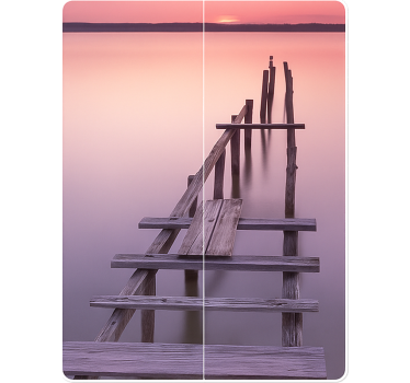 Sunset deck furniture sticker - TenStickers